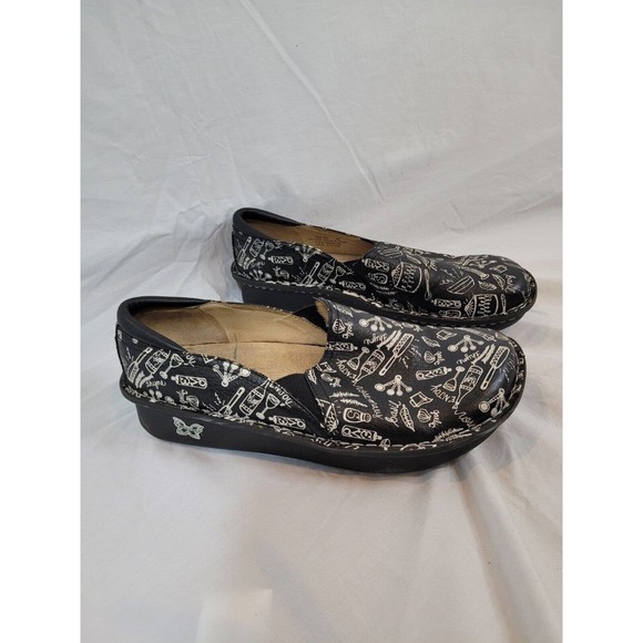 Alegria Debra Chef Black Professional Shoe Size 40 US 10 - Picture 2 of 7